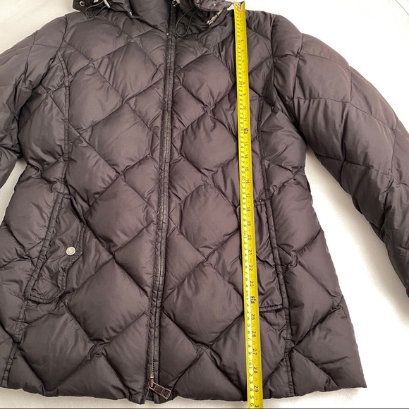 Burberry Brit black diamond quilted down coat with hood XL - Picture 5 of 11
